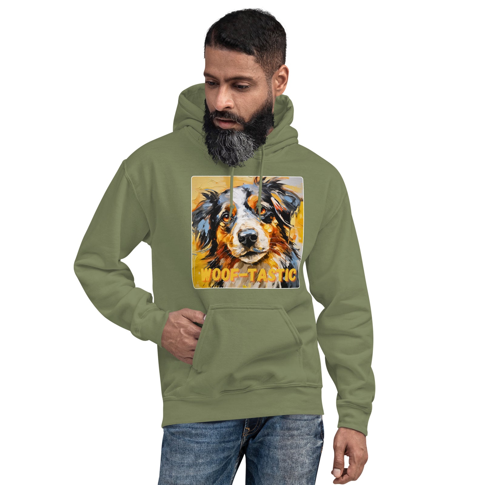 Unisex Hoodie Woof-tastic Australian Shepherd