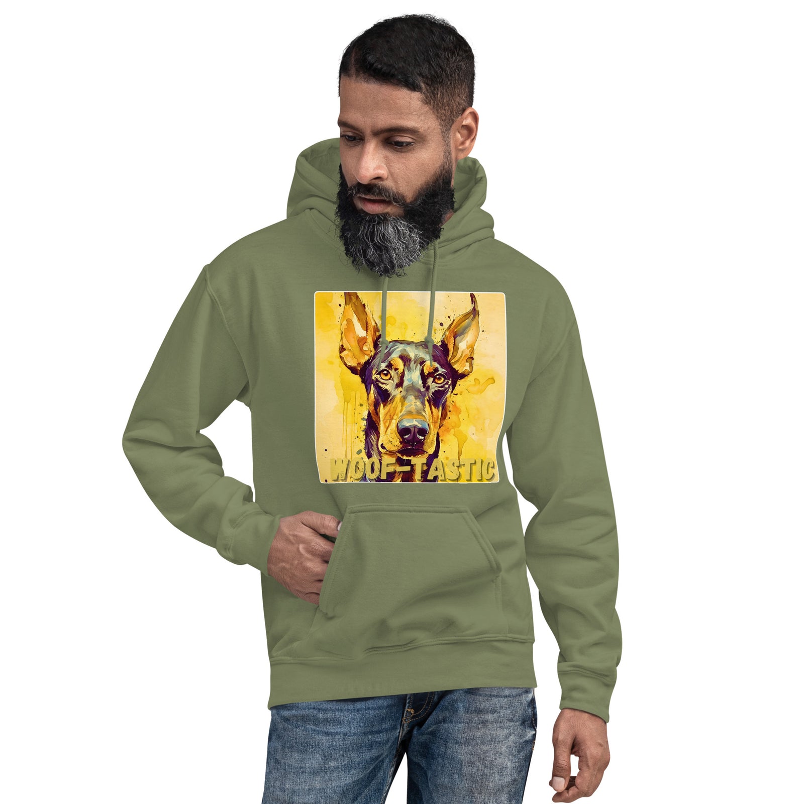 Unisex Hoodie Woof-tastic Doberman Pinscher