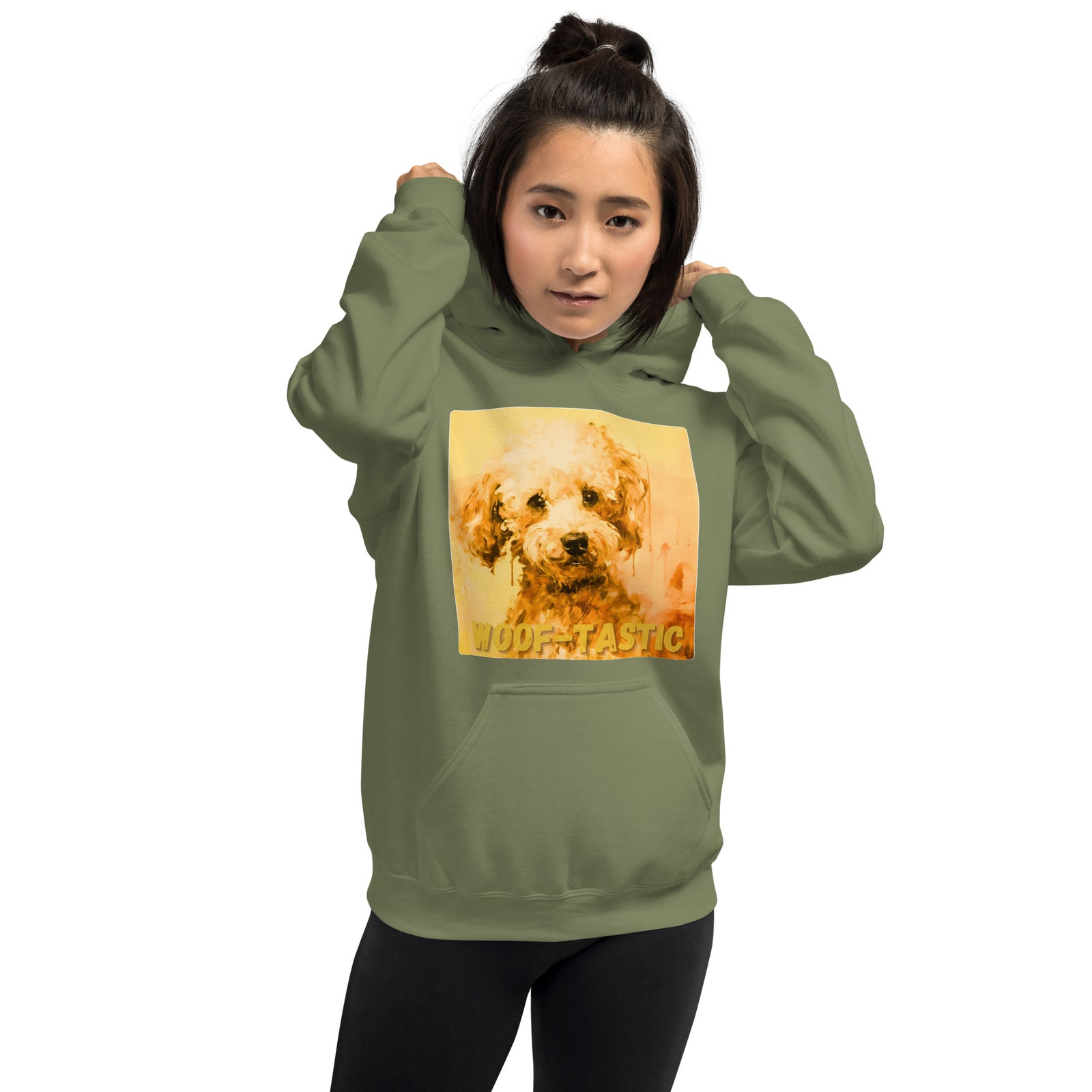 Unisex Hoodie, Woof-tastic Poodle