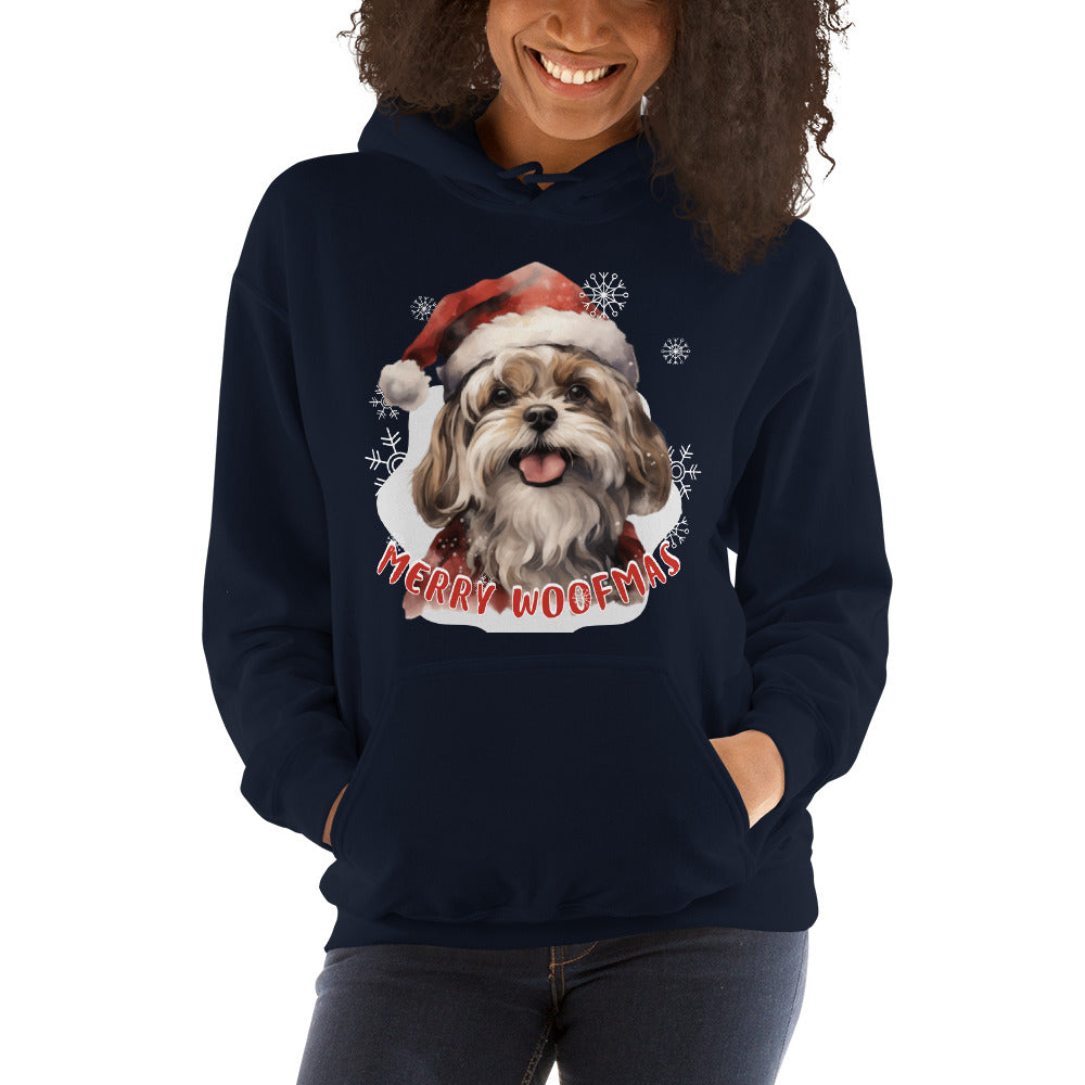 Unisex Hoodie Shitzu - Merry Woofmas