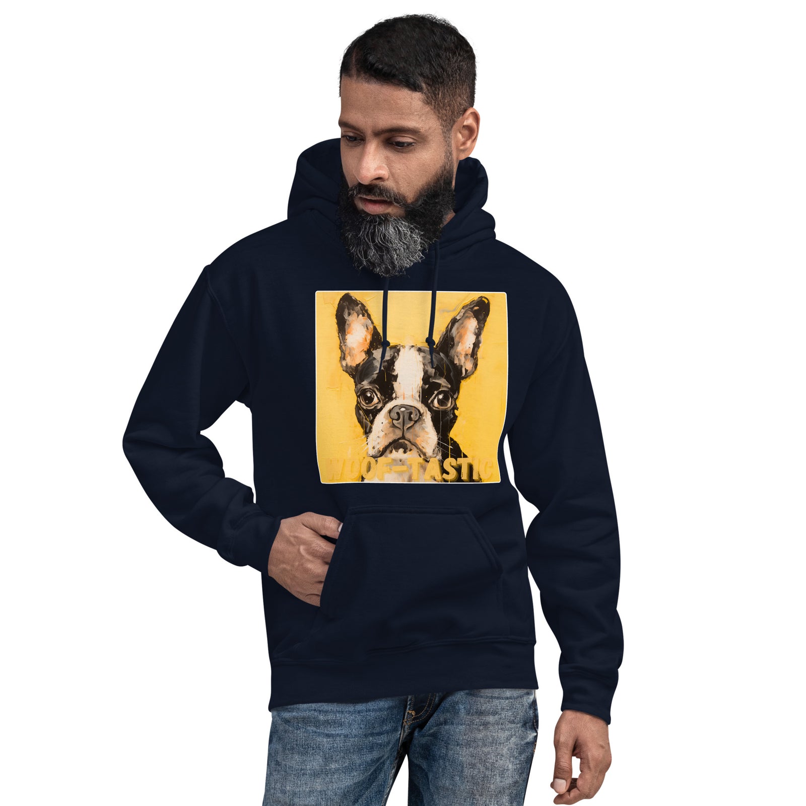 Unisex Hoodie Woof-tastic Boston Terrier