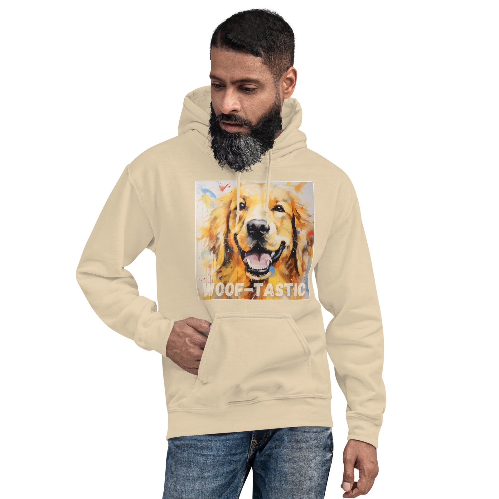 Unisex Hoodie Woof-tastic Golden Retriever