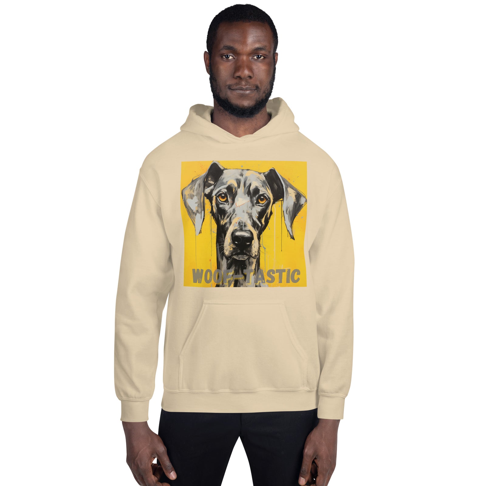 Unisex Hoodie, Woof-tastic Great Dane