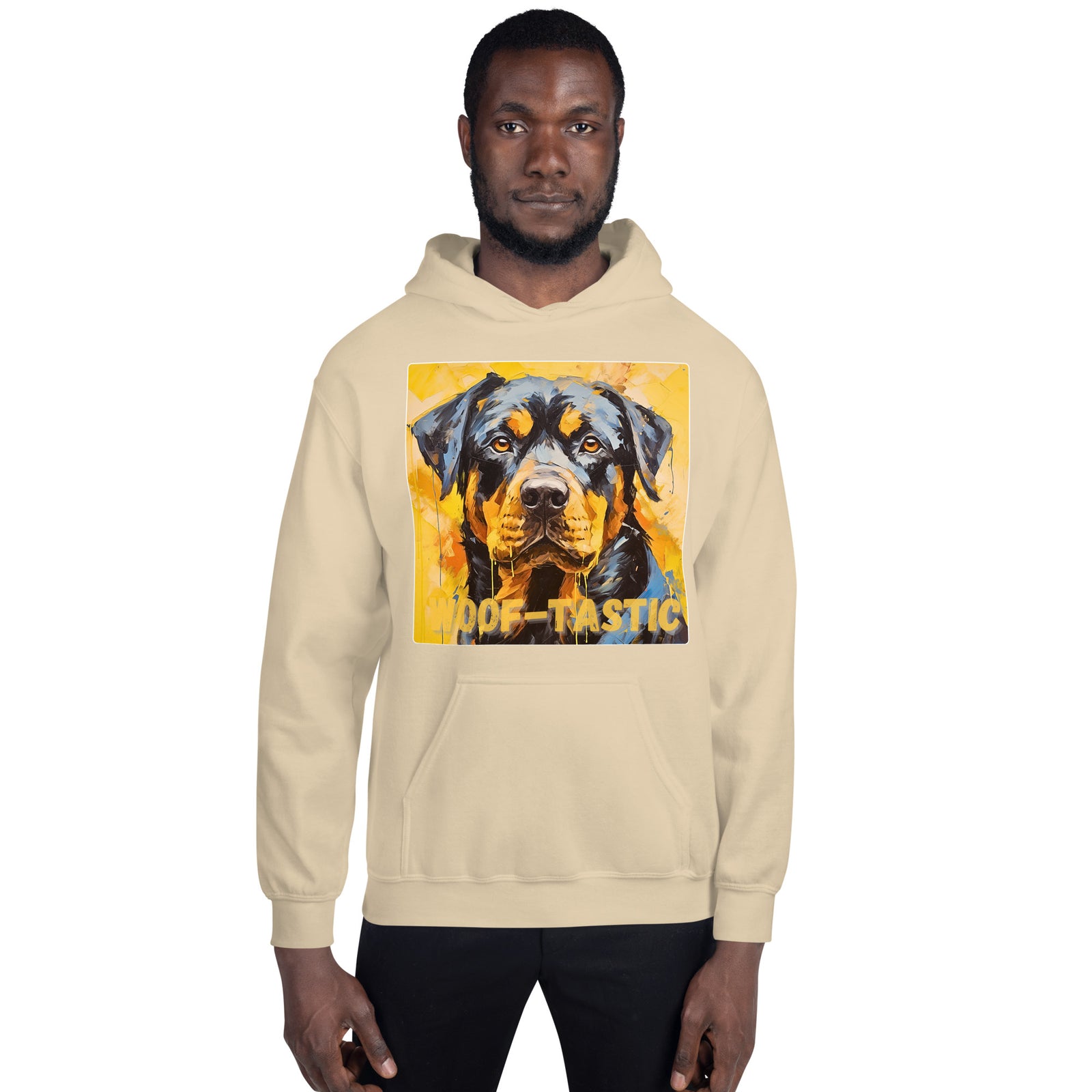 Unisex Hoodie, Woof-tastic Rottweiler