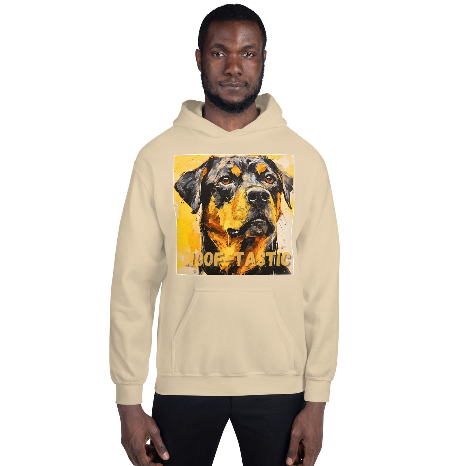 Unisex Hoodie, Woof-tastic Rottweiler