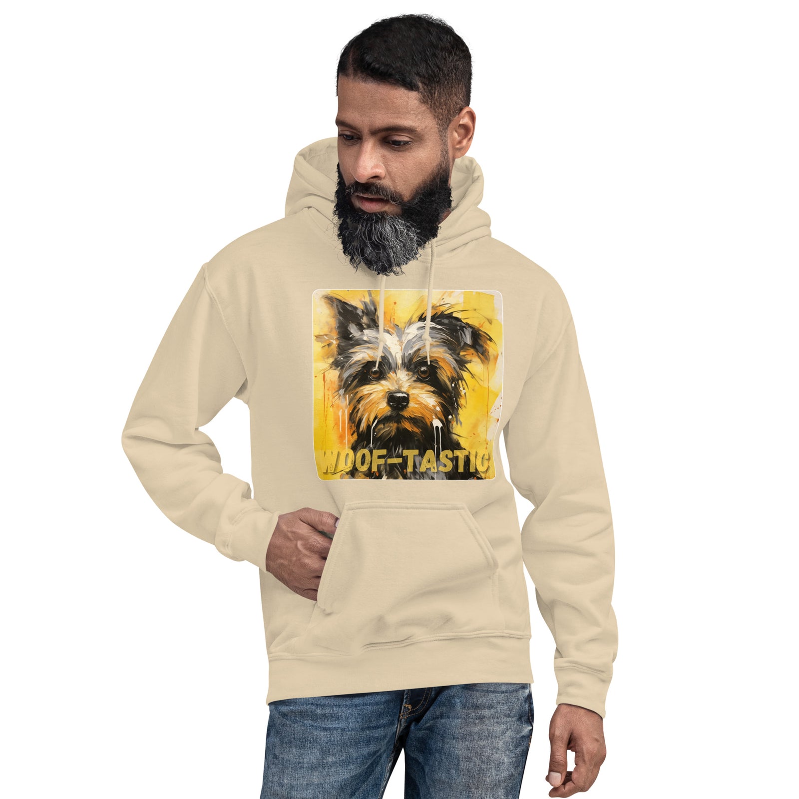 Unisex Hoodie, Woof-tastic Yorkshire Terrier