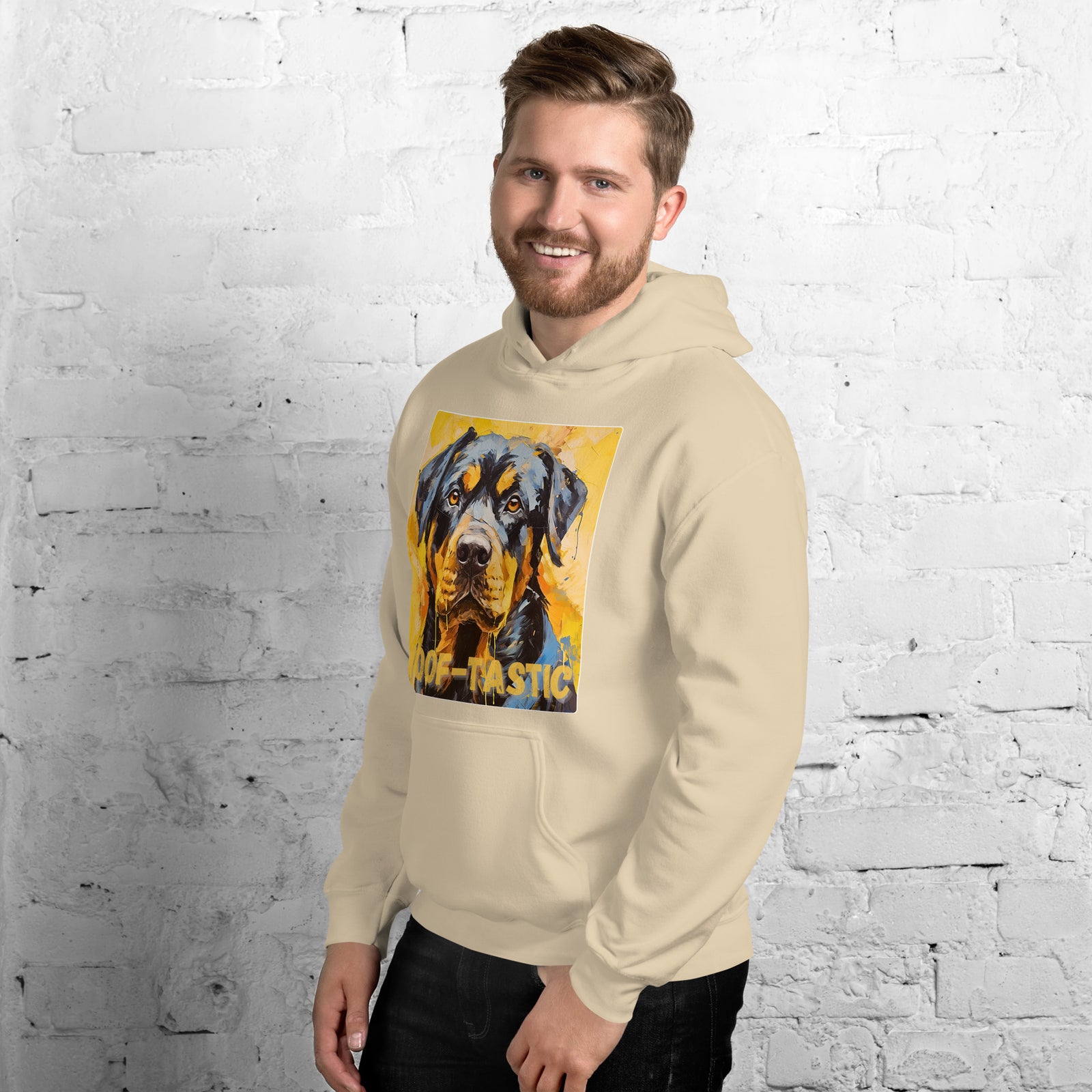 Unisex Hoodie, Woof-tastic Rottweiler
