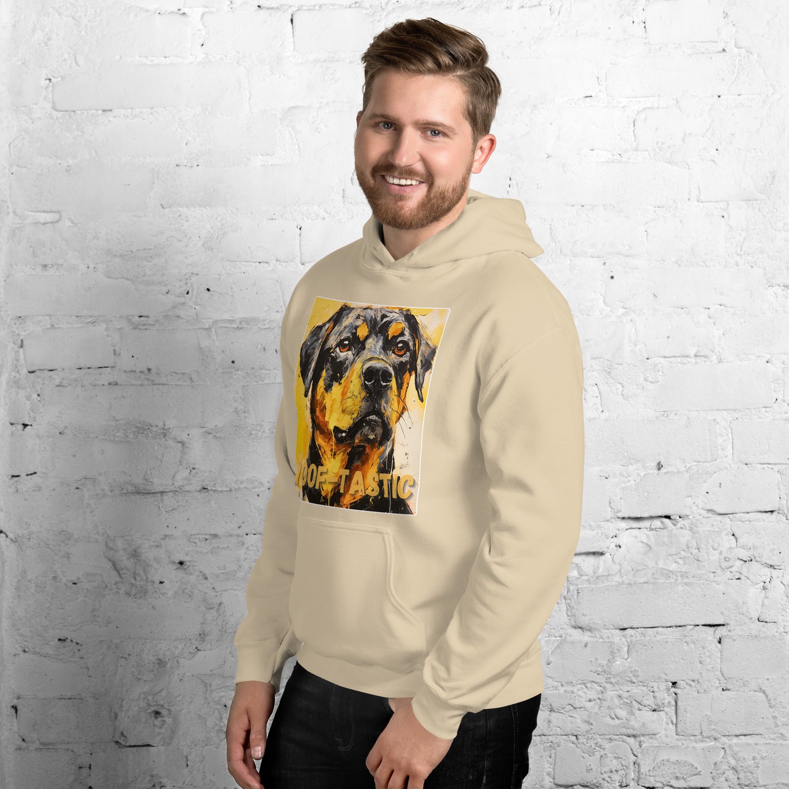 Unisex Hoodie, Woof-tastic Rottweiler