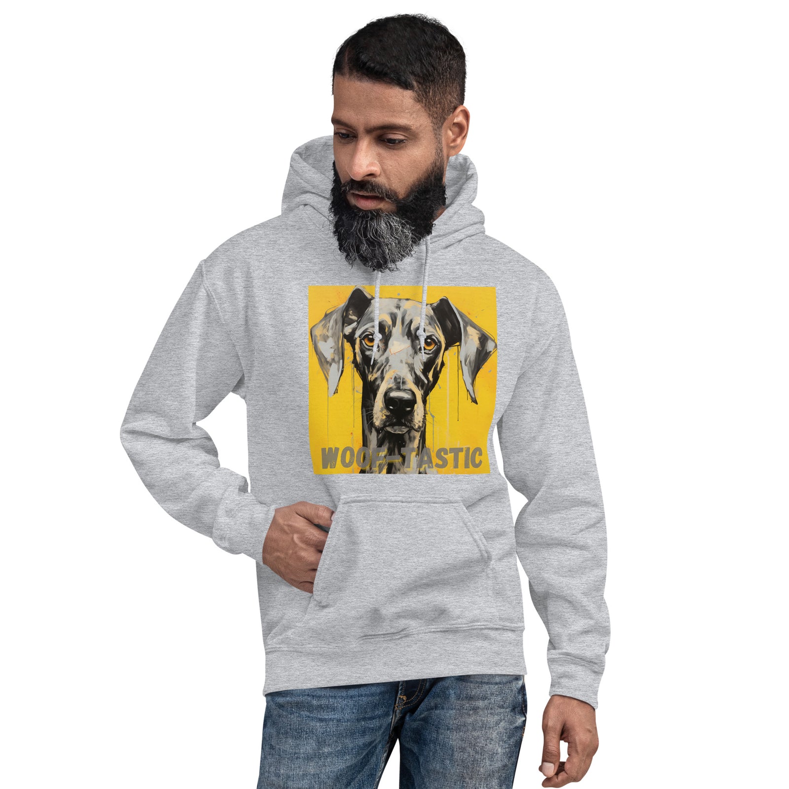 Unisex Hoodie, Woof-tastic Great Dane