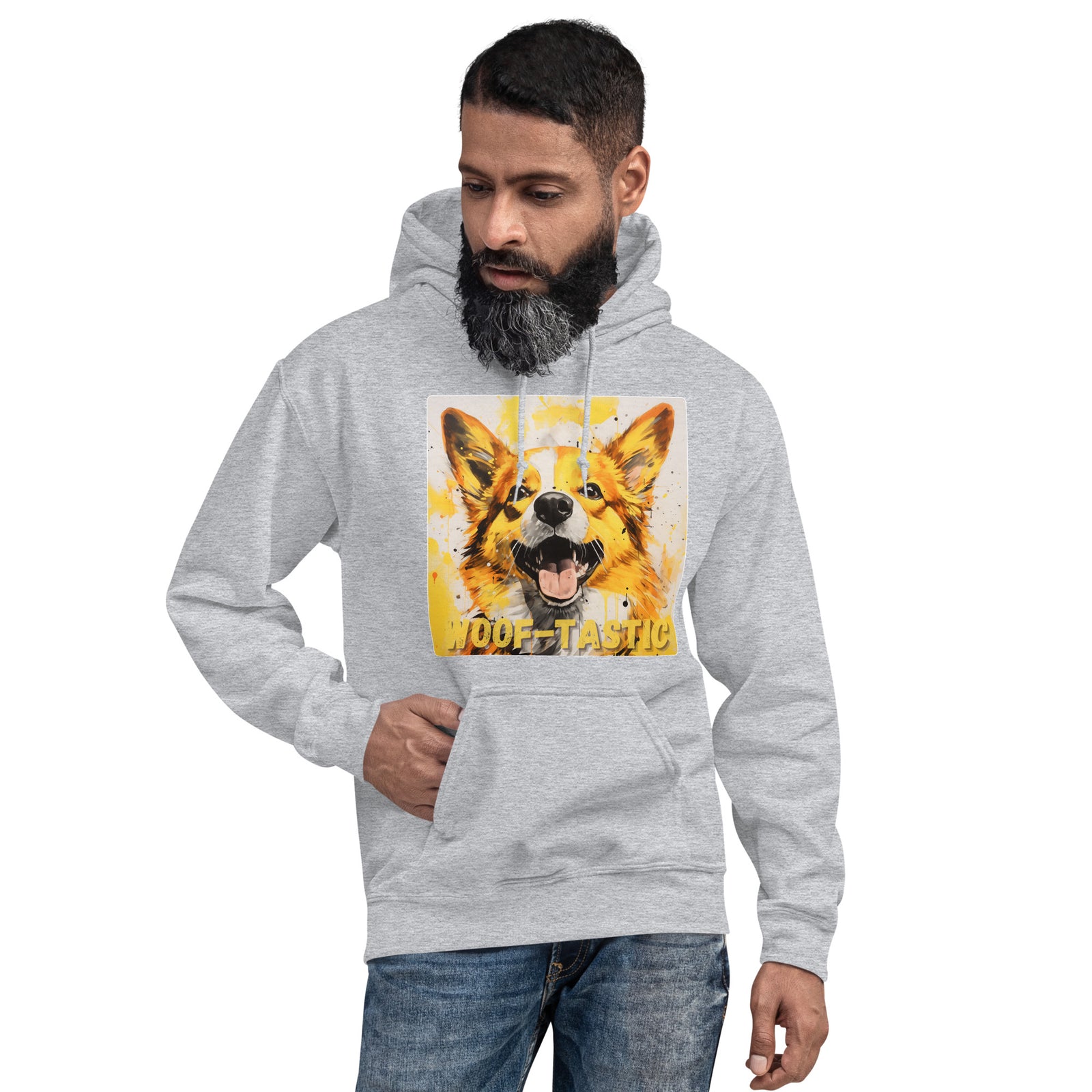 Unisex Hoodie, Woof-tastic Pembroke Welsh Corgi