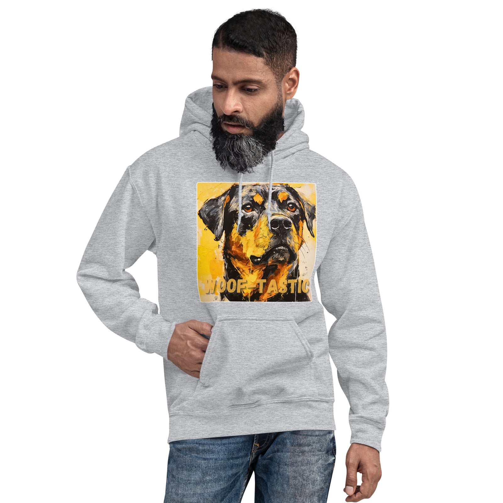 Unisex Hoodie, Woof-tastic Rottweiler