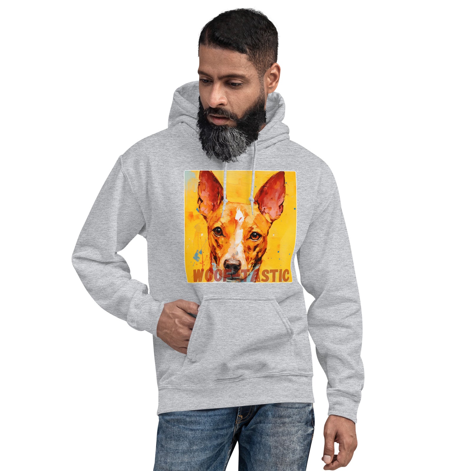 Unisex Hoodie, Woof-tastic Basenjie