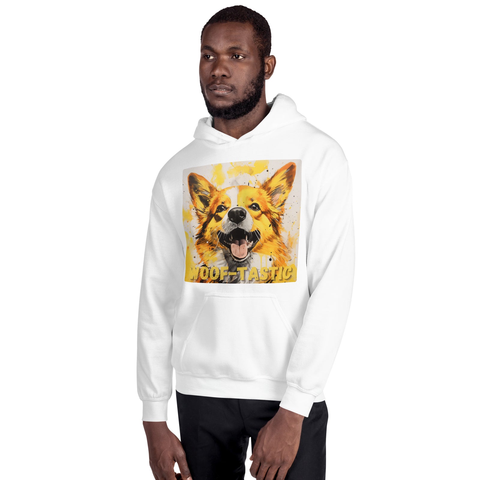 Unisex Hoodie, Woof-tastic Pembroke Welsh Corgi