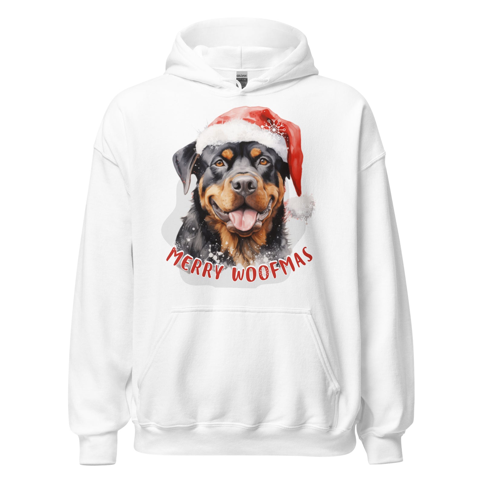Unisex Hoodie Rottweiler - Merry Woofmas