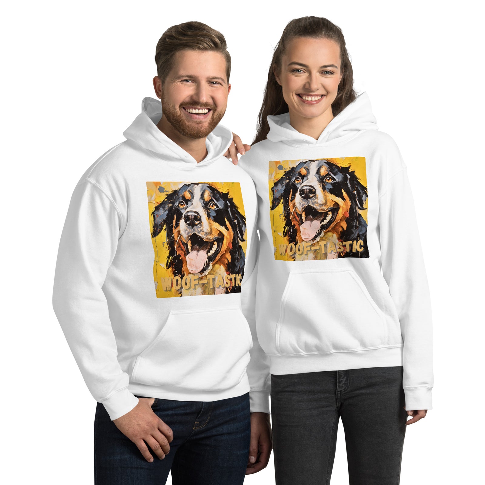 Unisex Hoodie Woof-tastic Bernese Mountain Dog