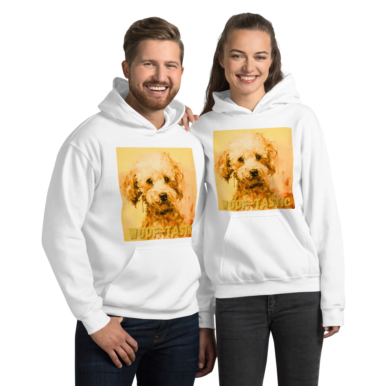 Unisex Hoodie, Woof-tastic Poodle