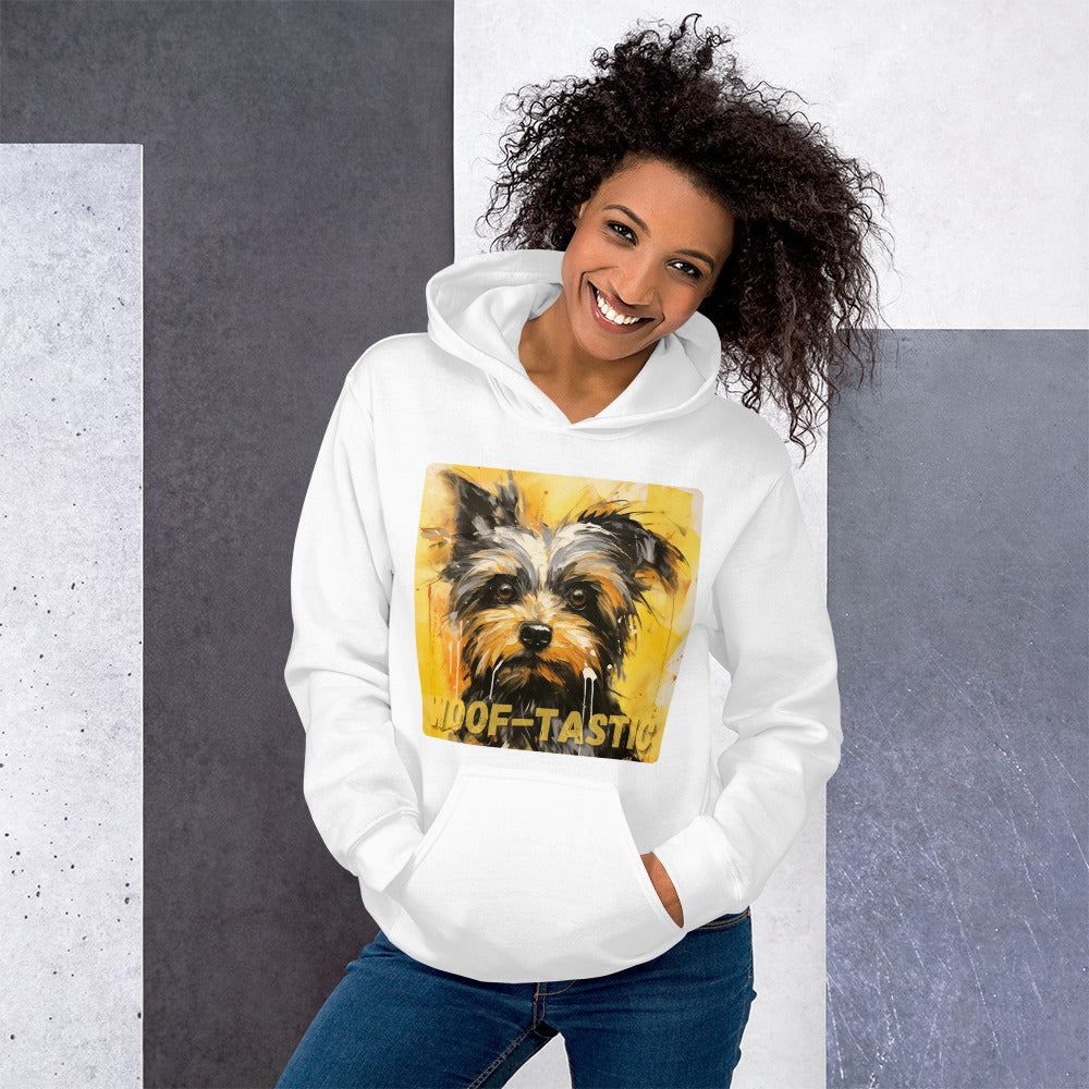 Unisex Hoodie, Woof-tastic Yorkshire Terrier