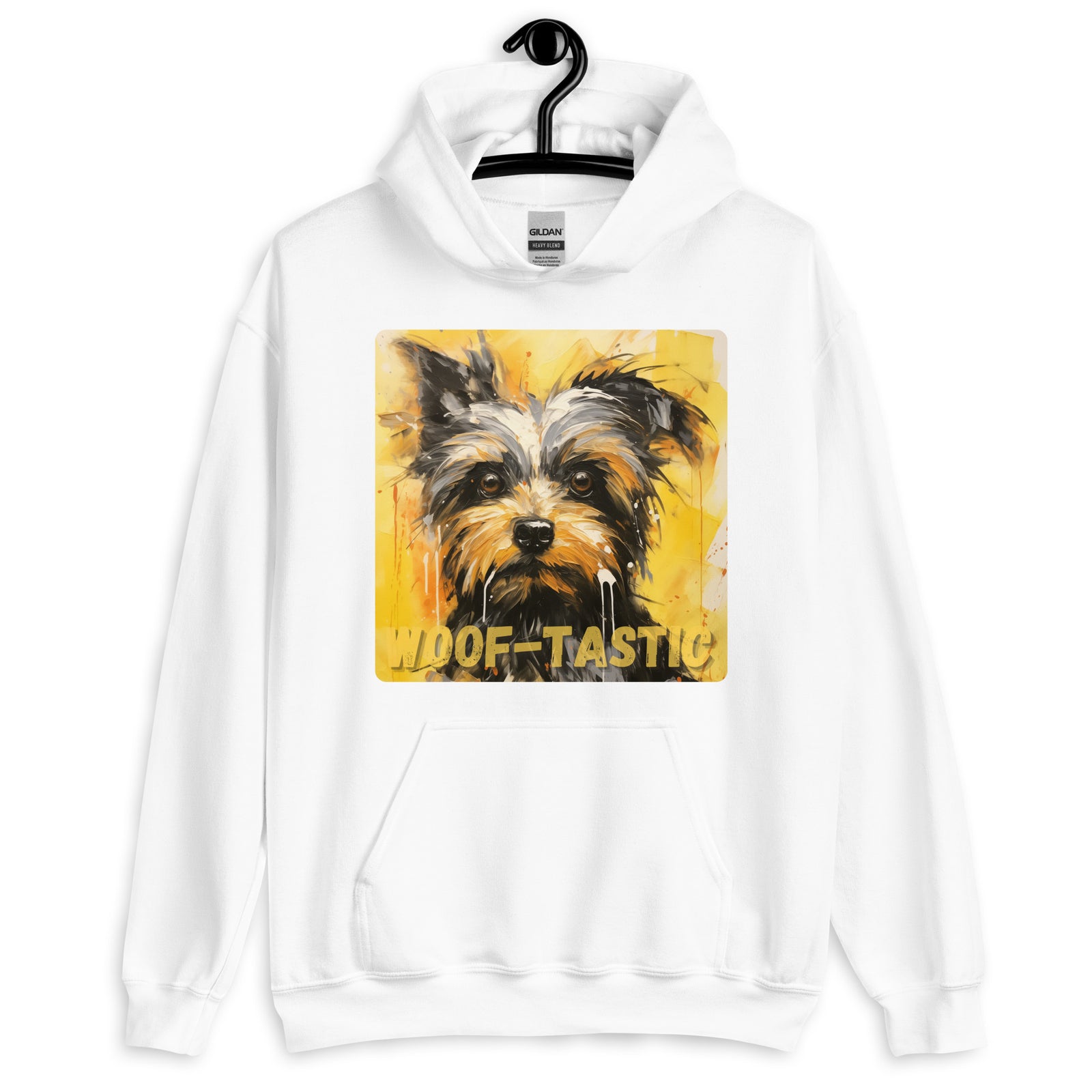 Unisex Hoodie, Woof-tastic Yorkshire Terrier