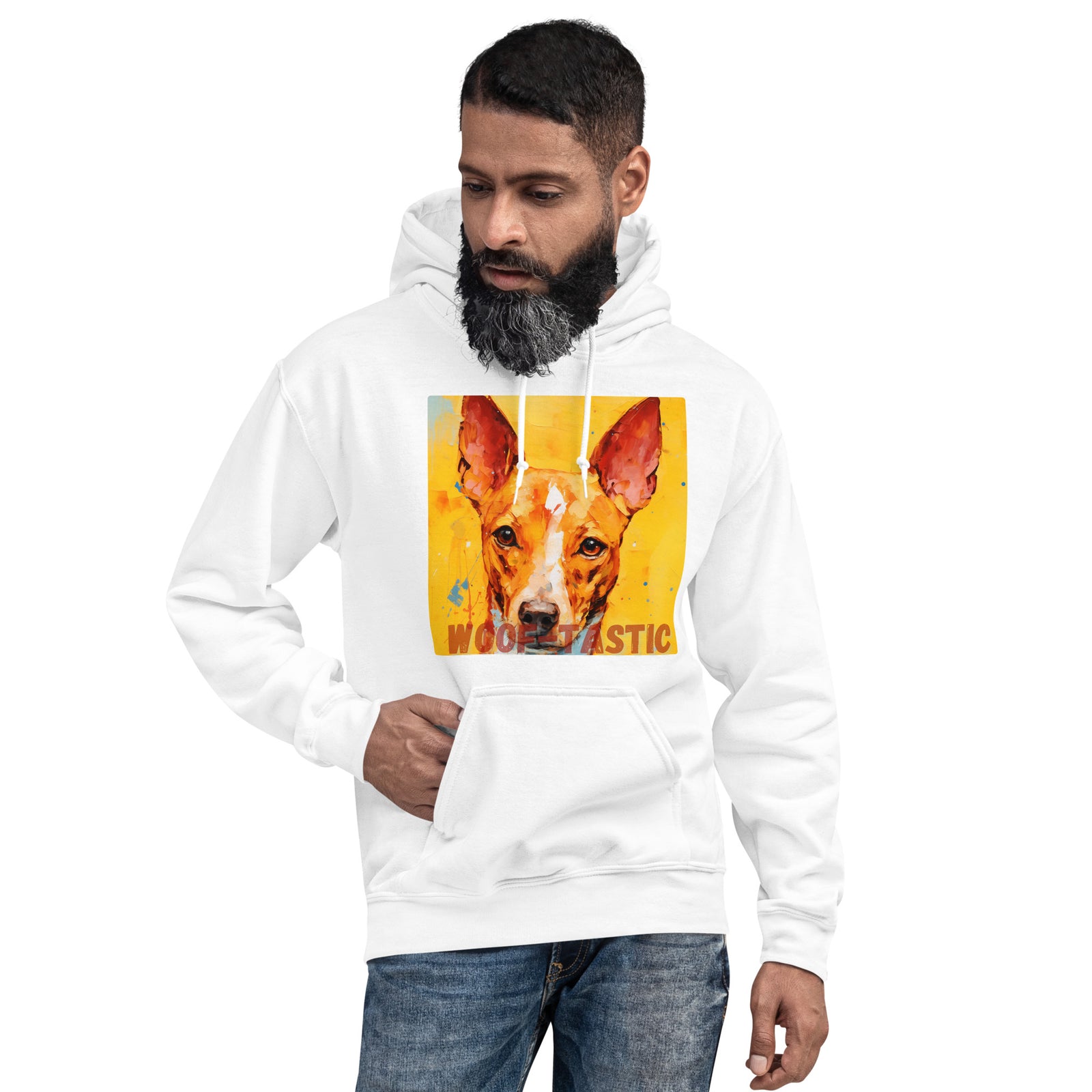 Unisex Hoodie, Woof-tastic Basenjie