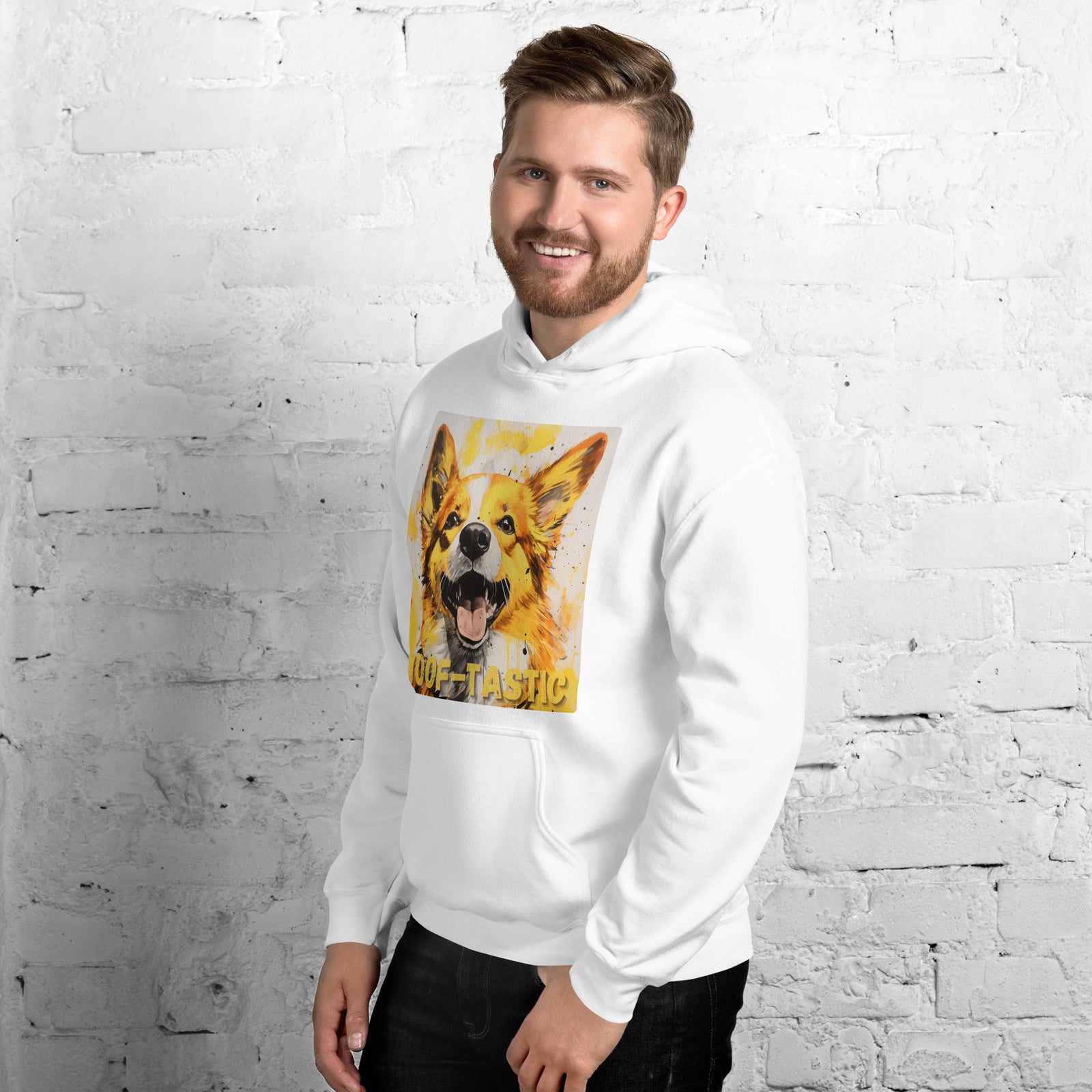 Unisex Hoodie, Woof-tastic Pembroke Welsh Corgi