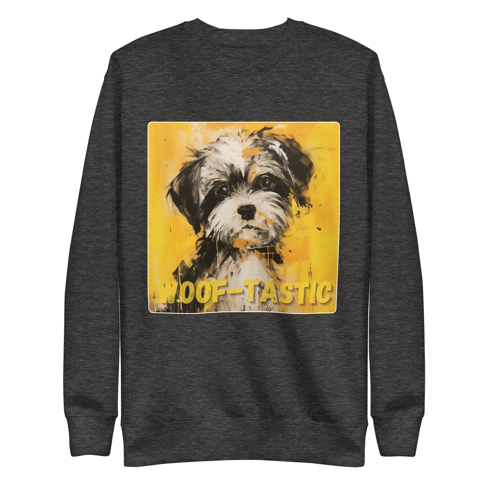 Unisex Premium Sweatshirt - Woof-tastic - Shih Tzu