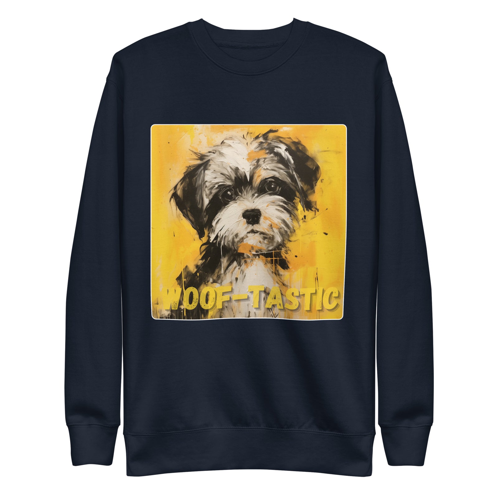 Unisex Premium Sweatshirt - Woof-tastic - Shih Tzu