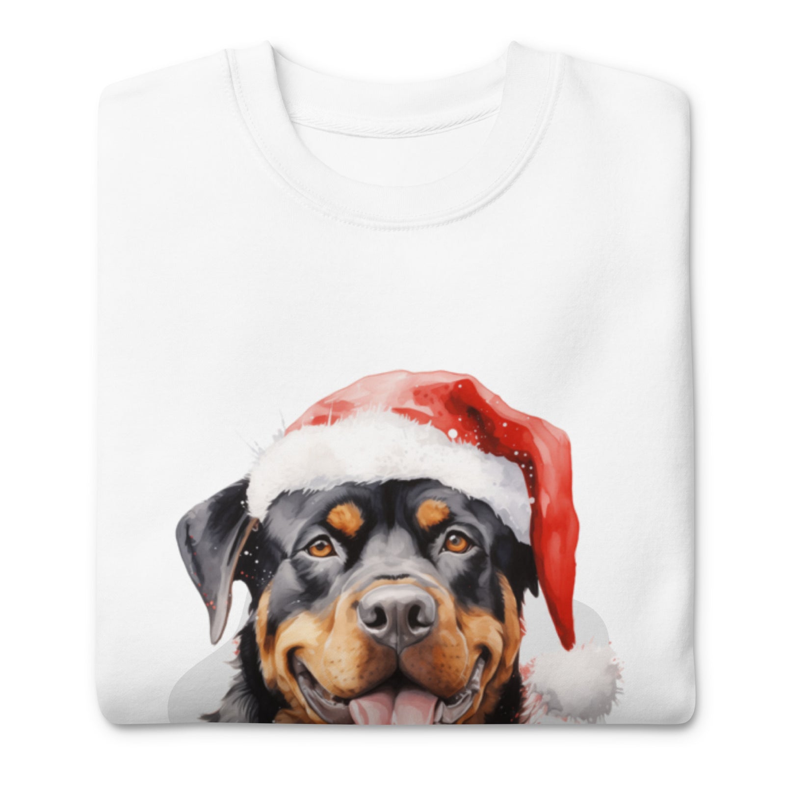 Unisex Premium Sweatshirt Rottweiler - Merry Woofmas