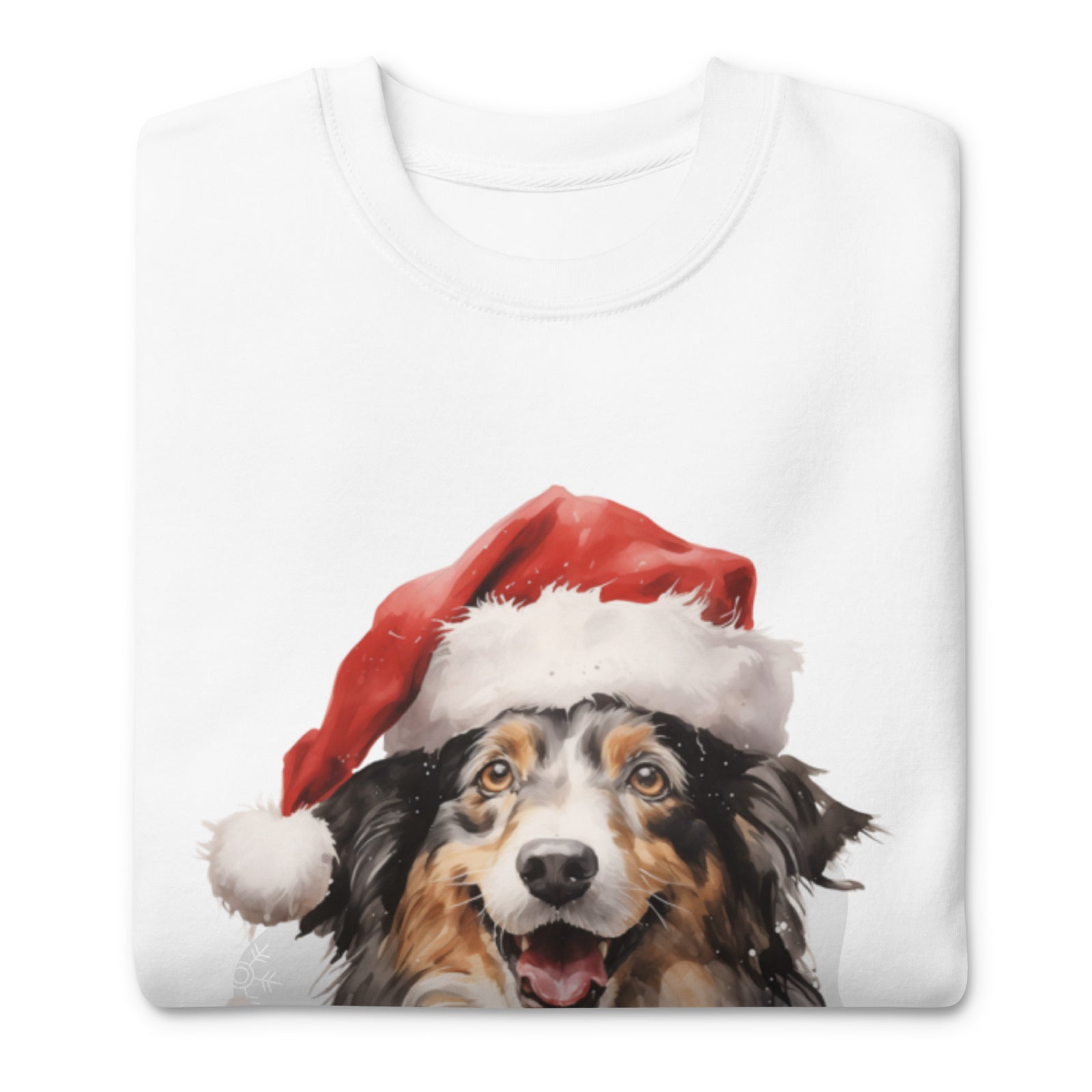 Unisex Premium Sweatshirt Border Collie - Merry Woofmas
