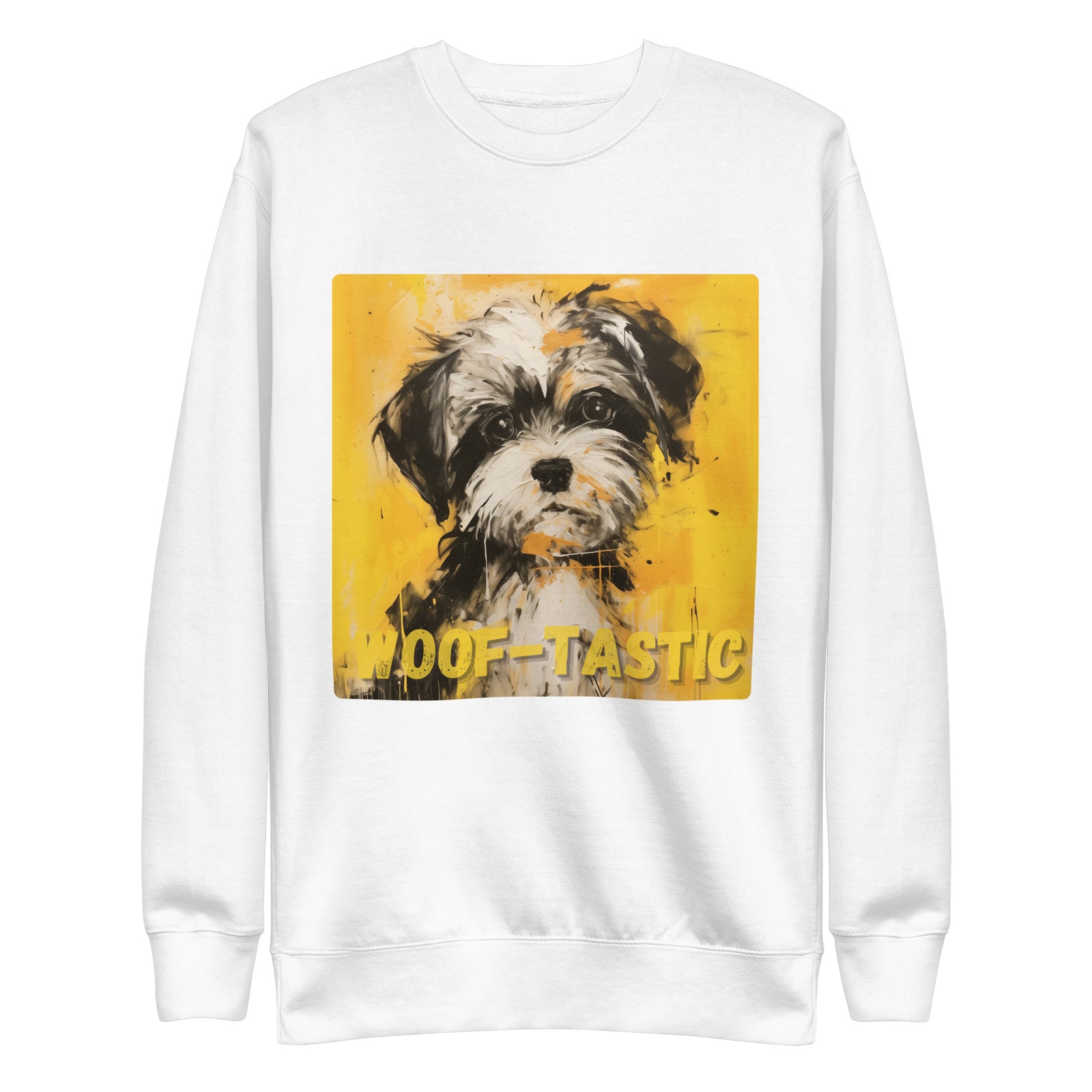 Unisex Premium Sweatshirt - Woof-tastic - Shih Tzu