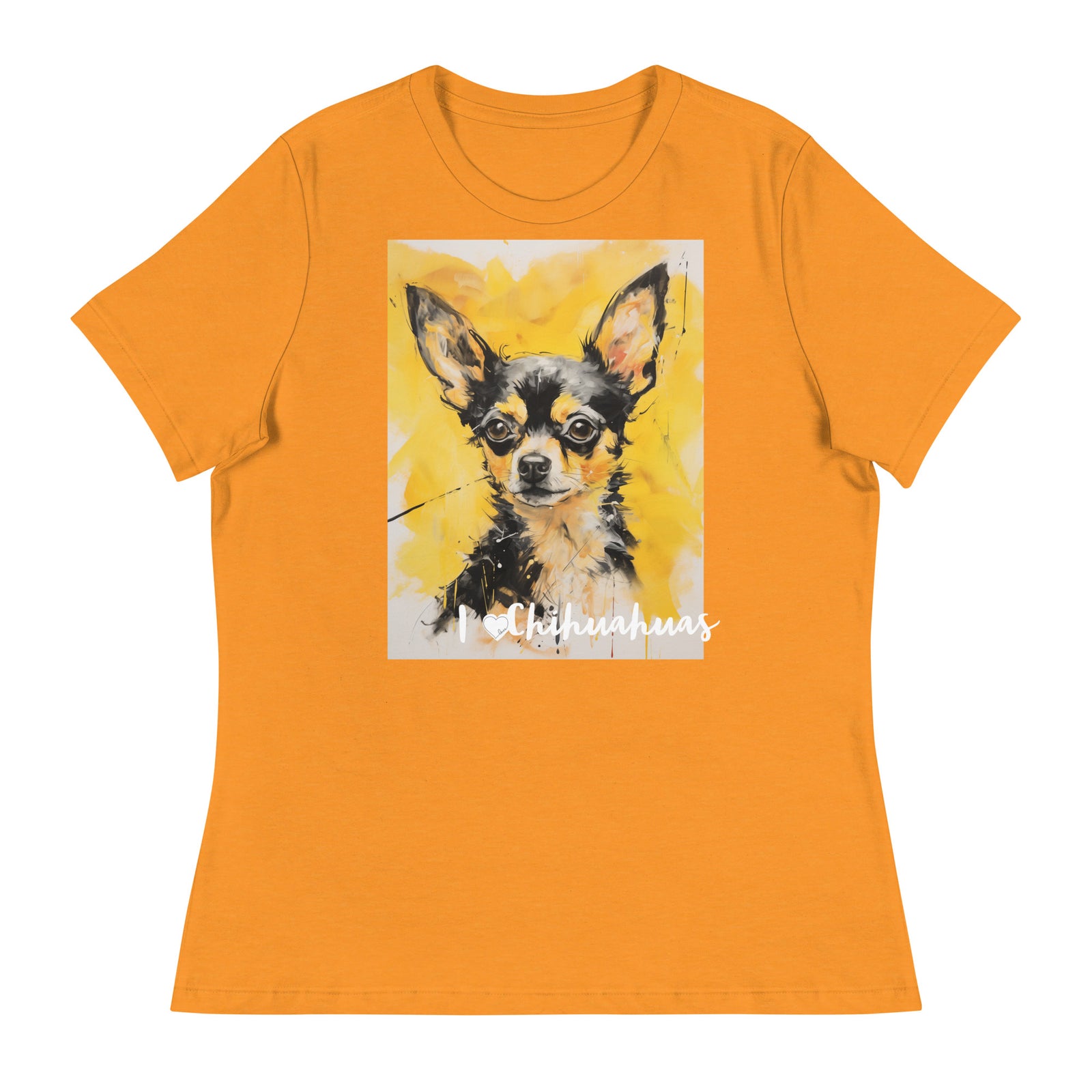 Women's Relaxed T-Shirt - I ❤ Dogs - Chihuahua