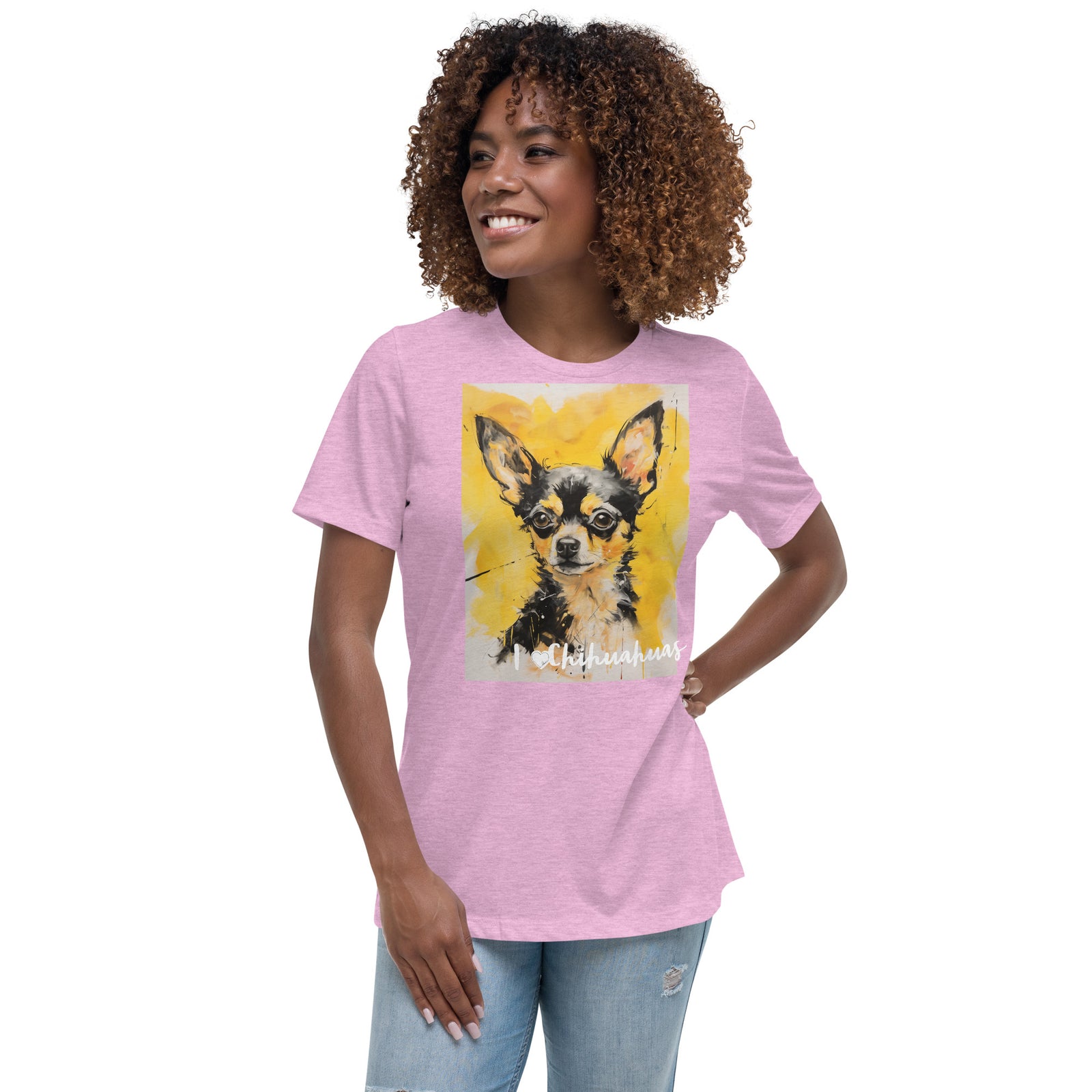 Women's Relaxed T-Shirt - I ❤ Dogs - Chihuahua