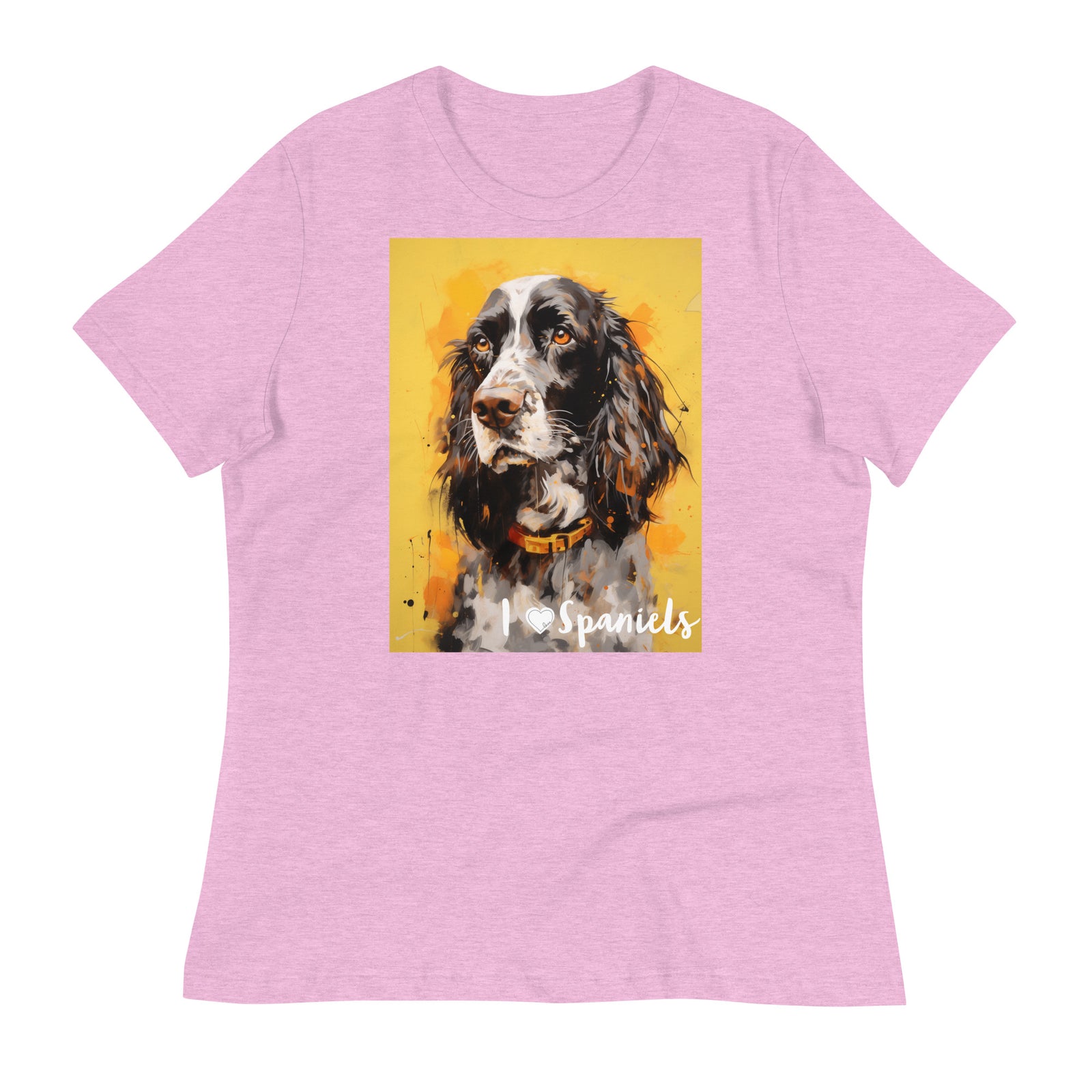 Women's Relaxed T-Shirt - I ❤ Dogs - Cocker Spaniel (American)