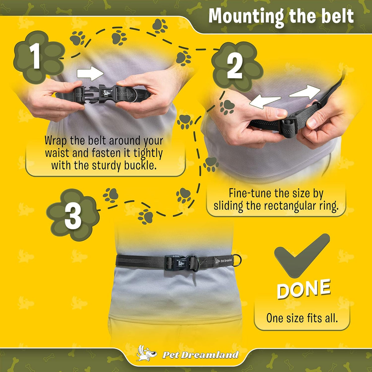 Hands Free Dog Leash for Medium Dogs