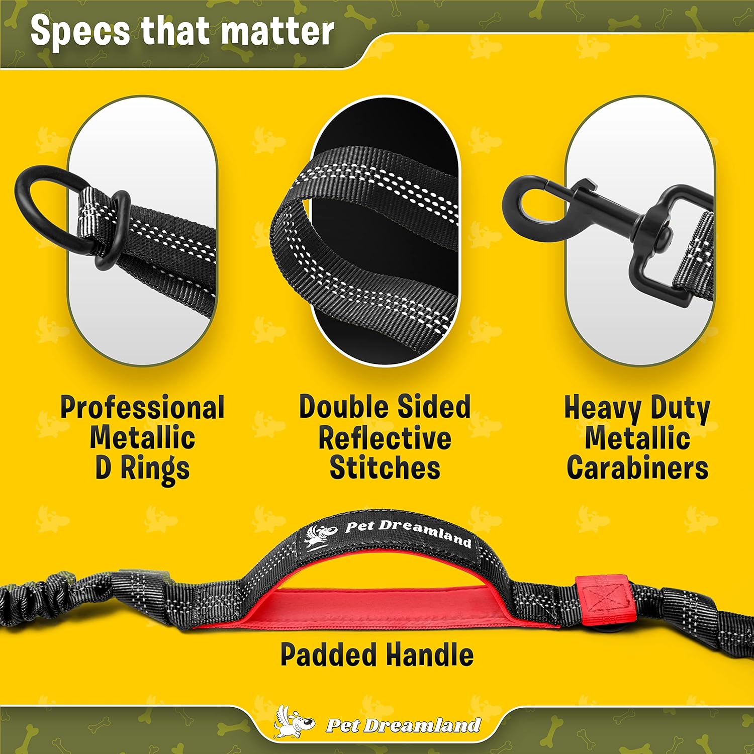 Hands Free Dog Leash for Medium Dogs