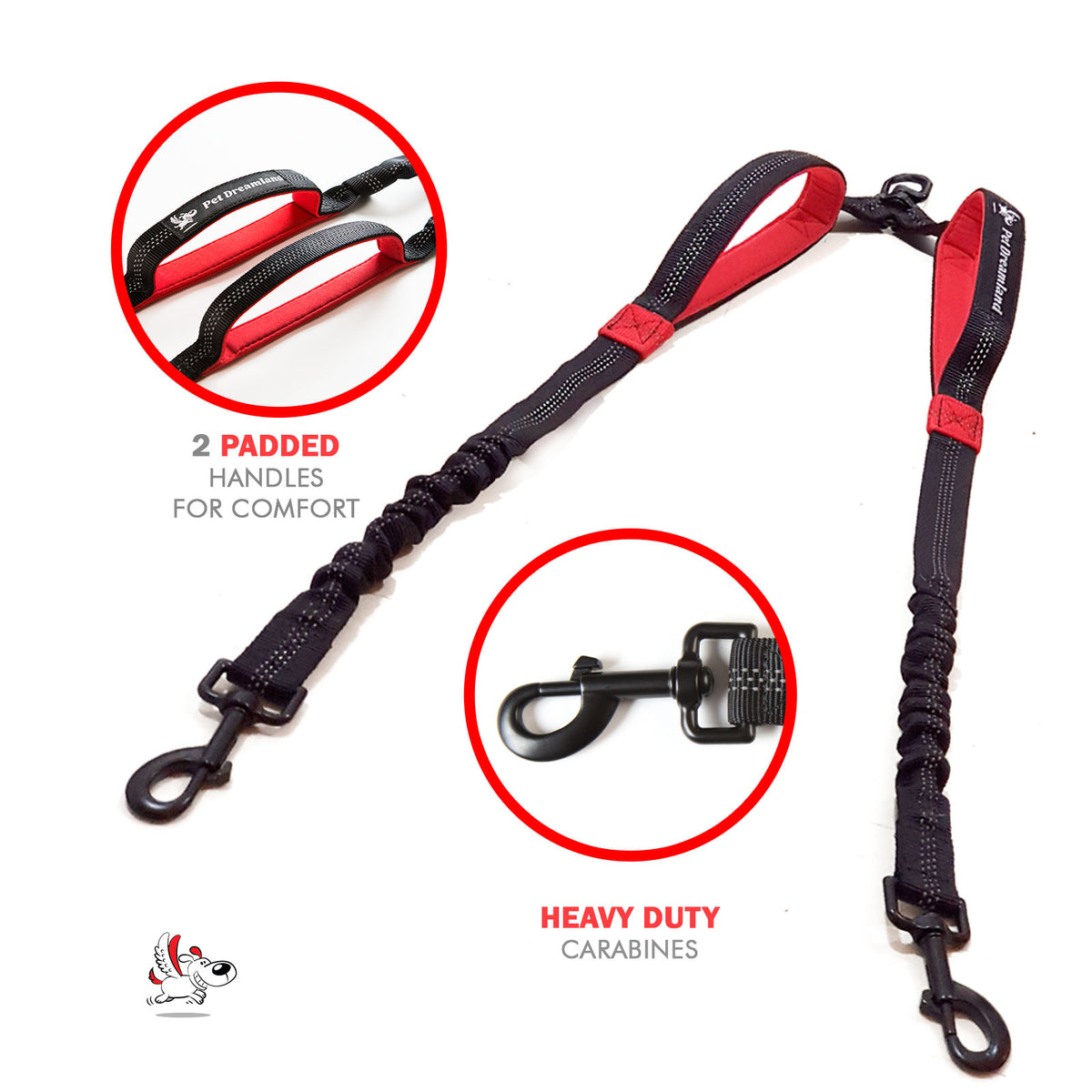 Dog Coupler 360 Splitter for Medium Dogs