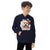 Kids fleece hoodie Maltese - Merry Woofmas