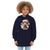 Kids fleece hoodie Doberman - Merry Woofmas