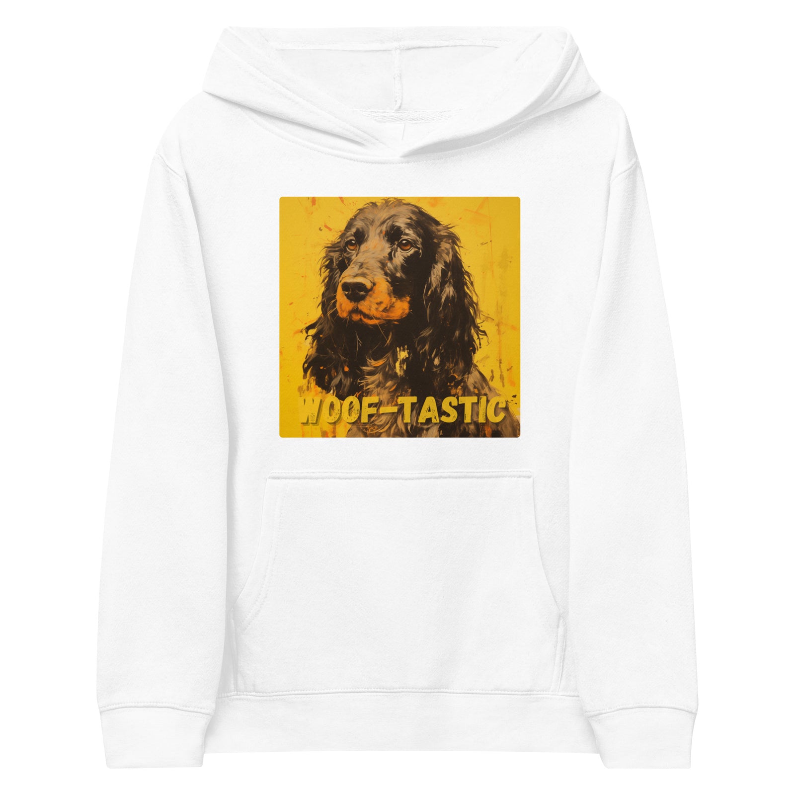 Kids fleece hoodie Woof-tastic Cocker Spaniel (American)