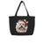 Large organic tote bag Maltese - Merry Woofmas