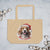 Large organic tote bag Beagle - Merry Woofmas
