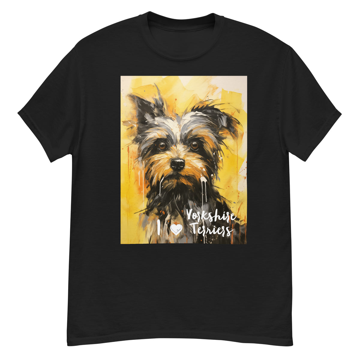 Men's classic tee - I ❤ DOGS - Yorkshire Terrier