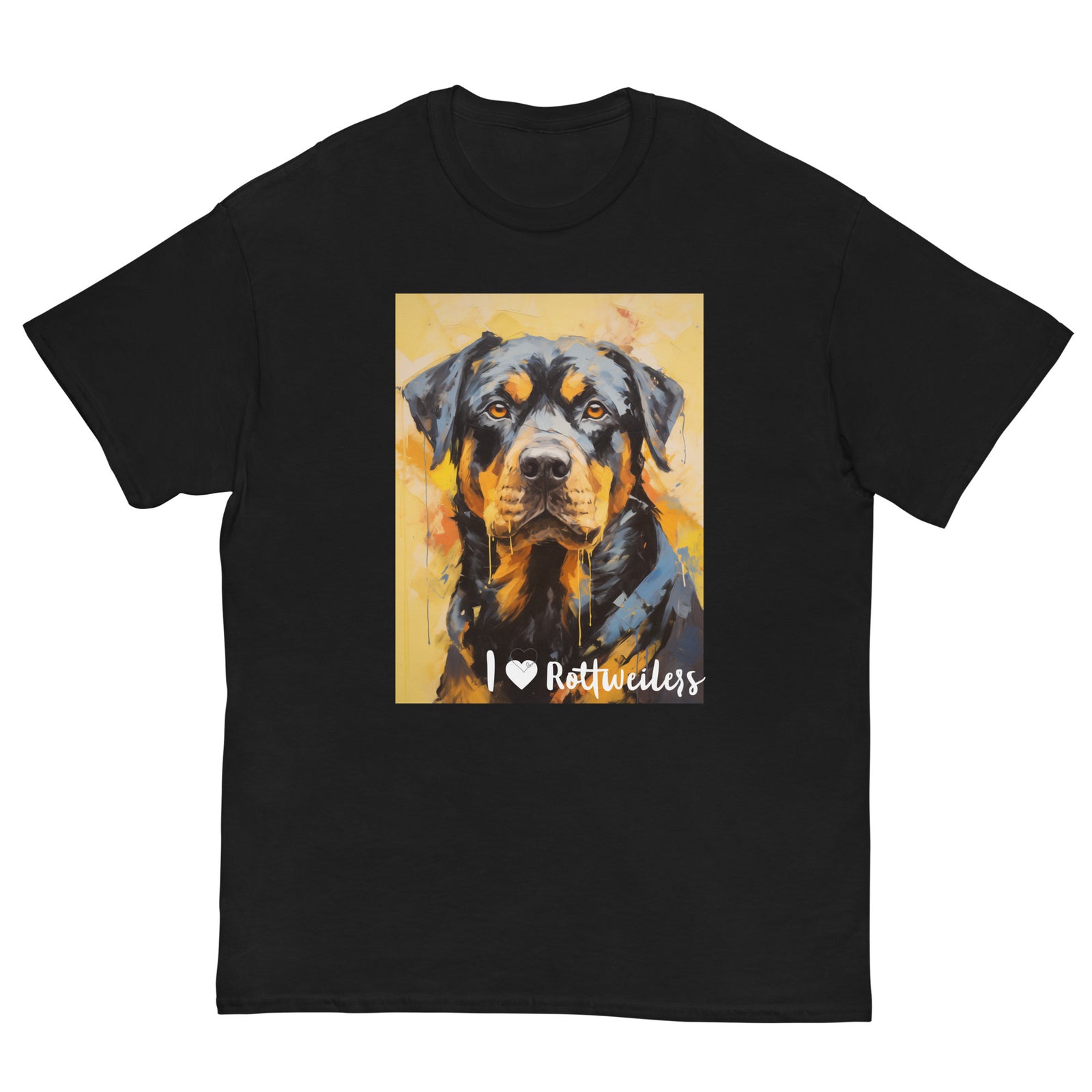 Men's classic tee - I ❤ DOGS - Rottweiler