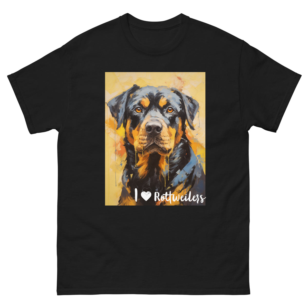 Men's classic tee - I ❤ DOGS - Rottweiler
