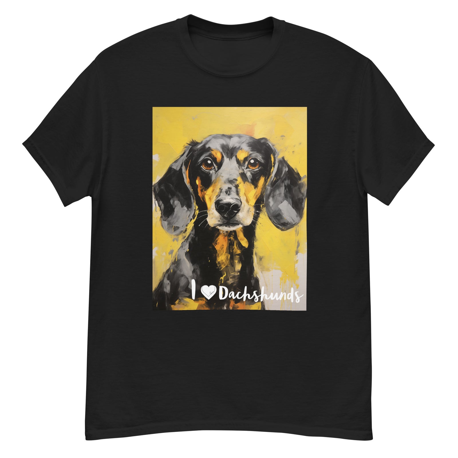 Men's classic tee - I ❤ DOGS - Dachshund