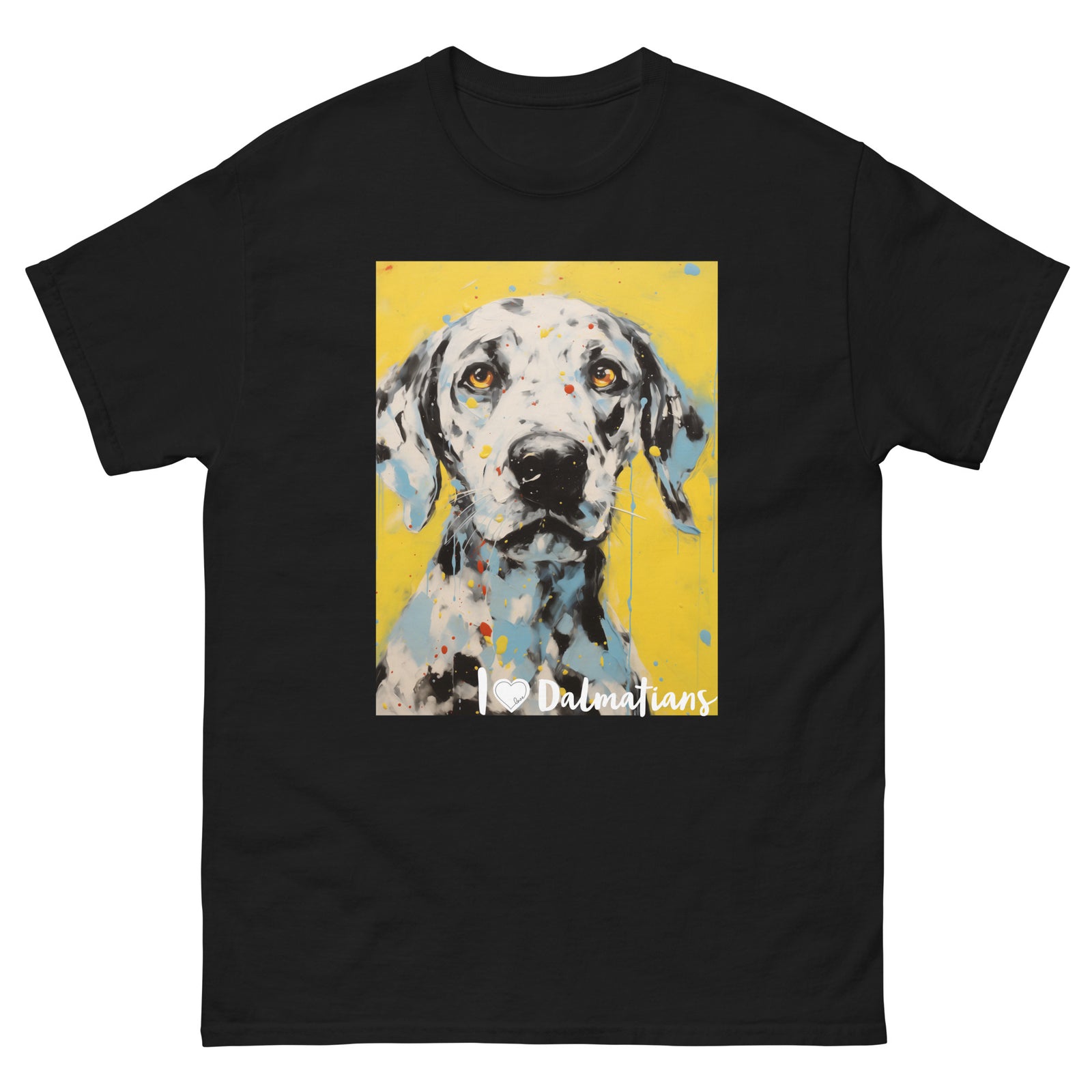 Men's classic tee - I ❤ DOGS - Dalmatian