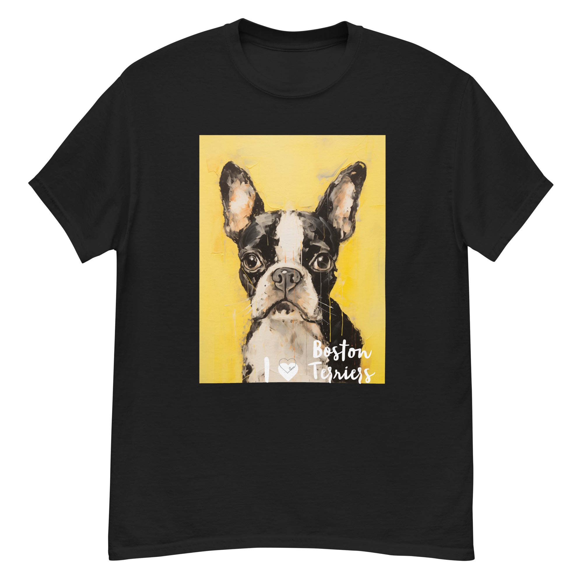 Men's classic tee - I ❤ DOGS - Boston Terrier