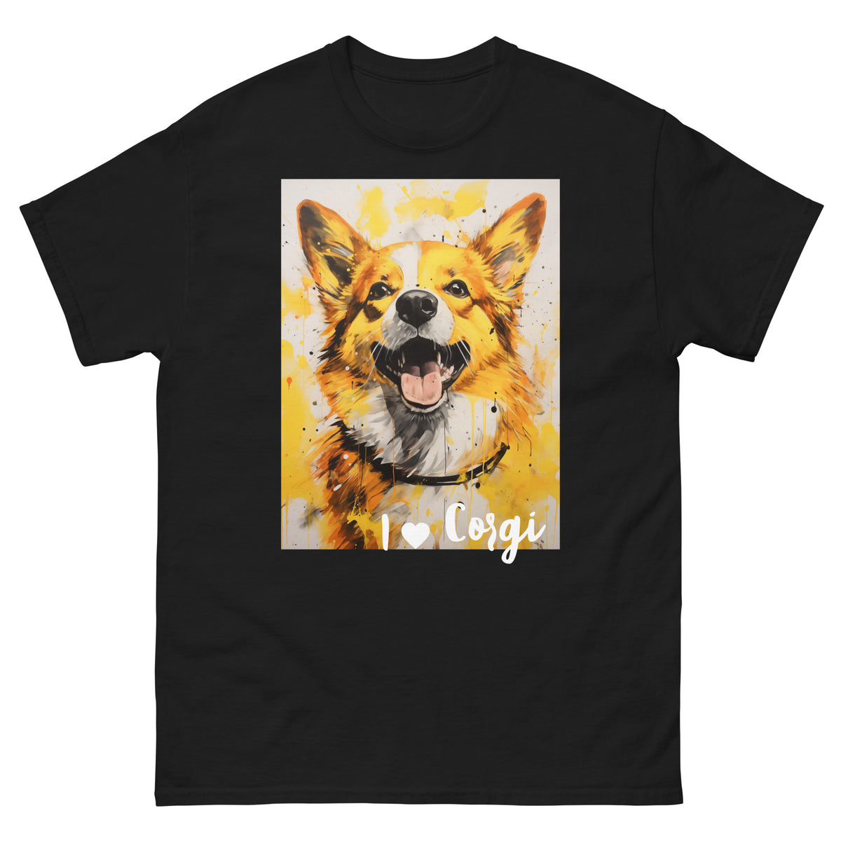 Men's classic tee - I ❤ DOGS - Pembroke Welsh Corgi