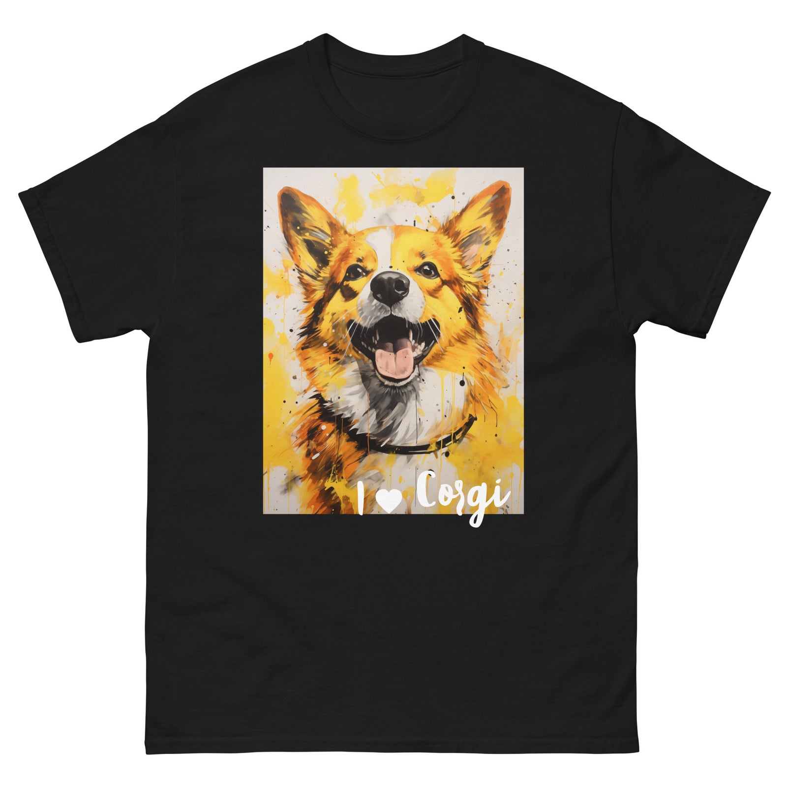 Men's classic tee - I ❤ DOGS - Pembroke Welsh Corgi