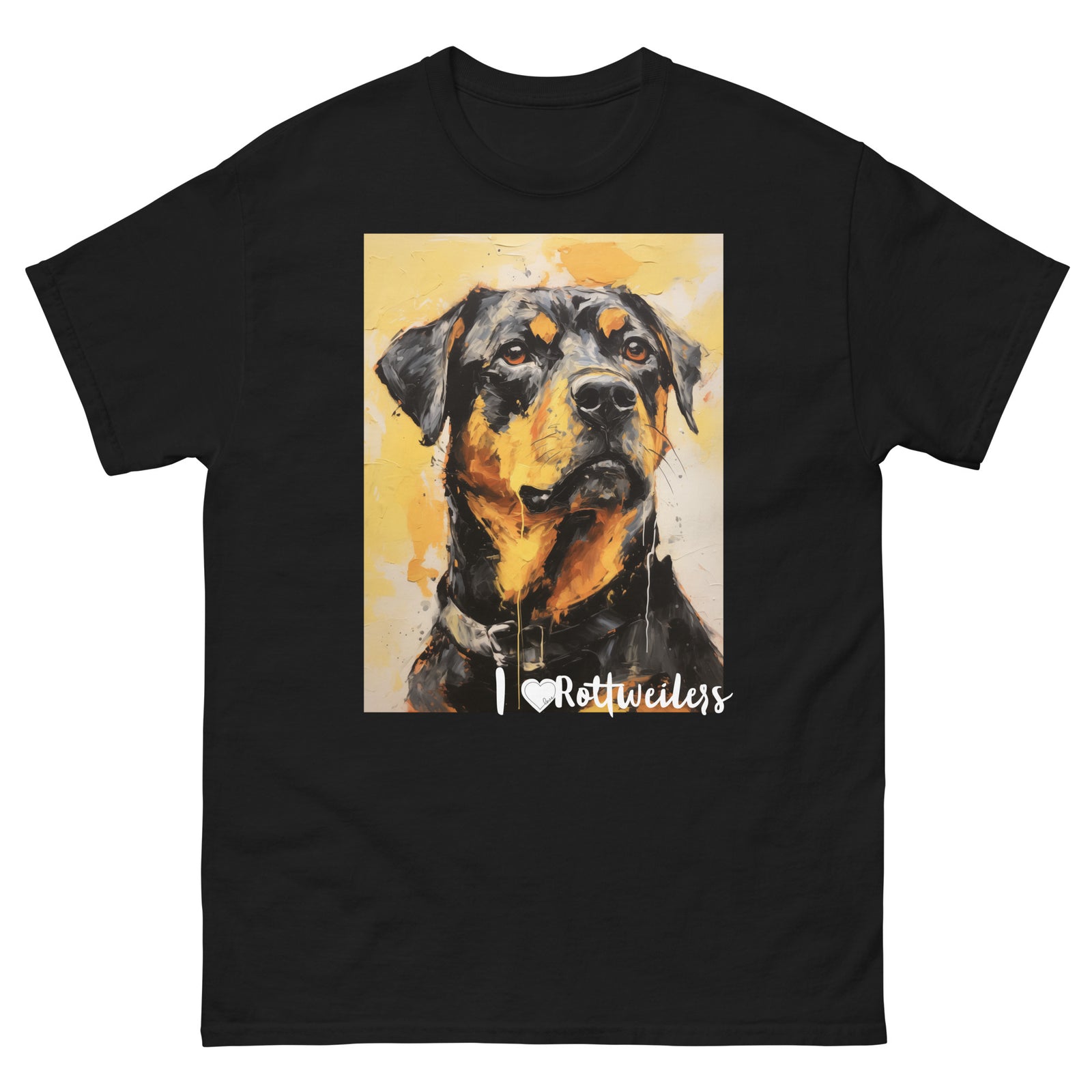 Men's classic tee - I ❤ DOGS - Rottweiler