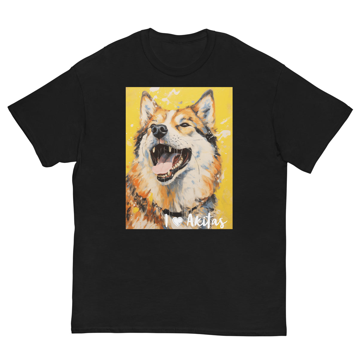 Men's classic tee - I ❤ DOGS - Akita